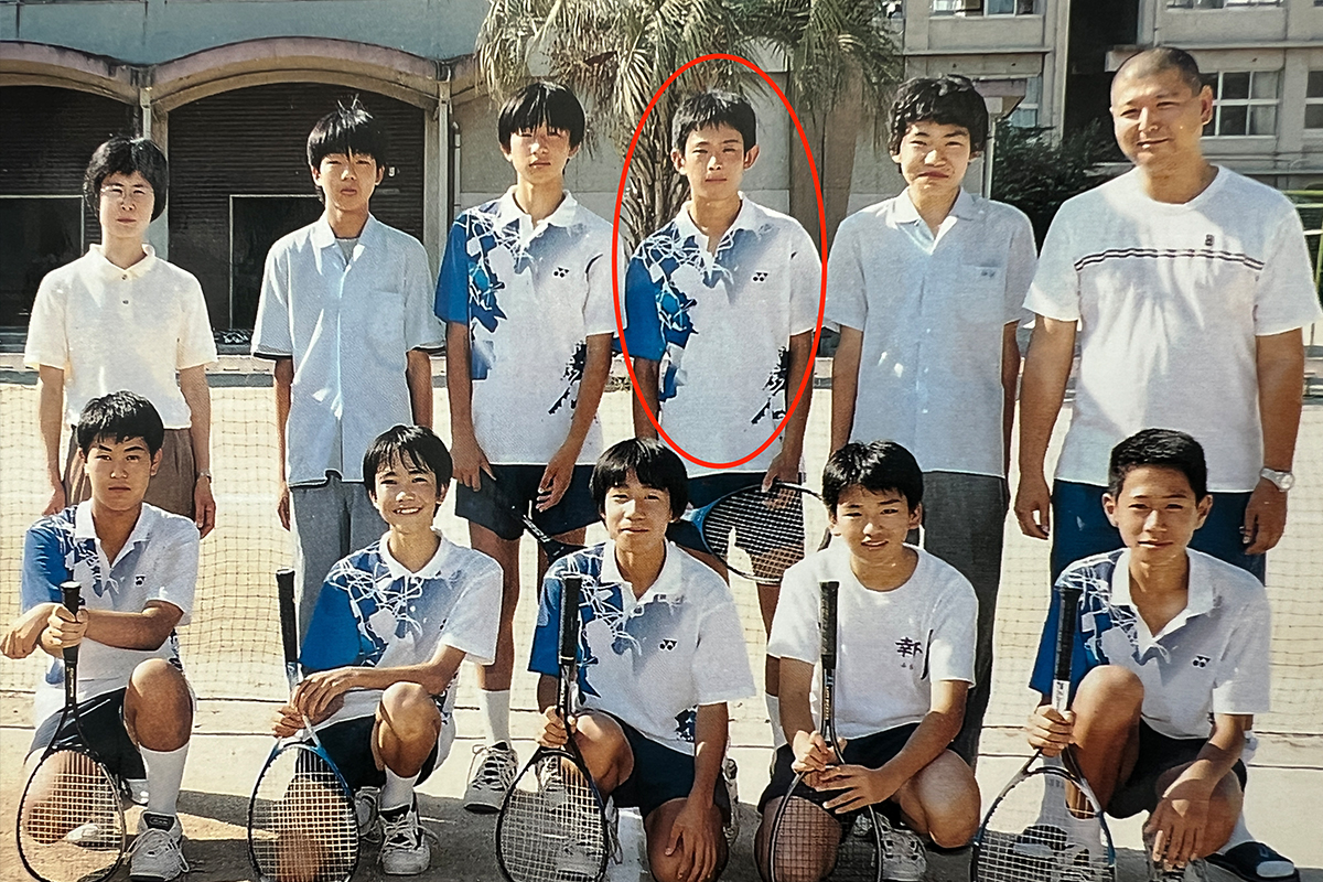 貝原大和 福山市立幸千中学校(2002年卒)ソフトテニス部